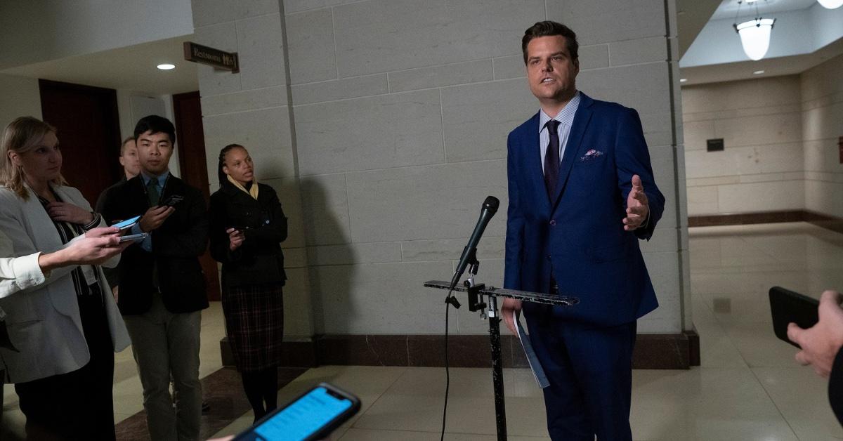 matt gaetz cleared doj wont charge florida gop rep