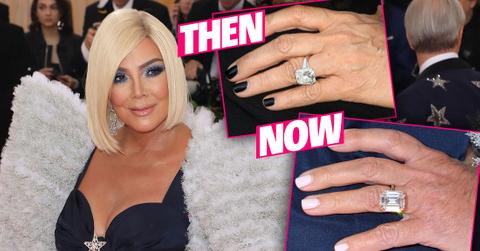 Kris Jenner Wears Caitlyn Engagement Ring Lookalike To Met Gala