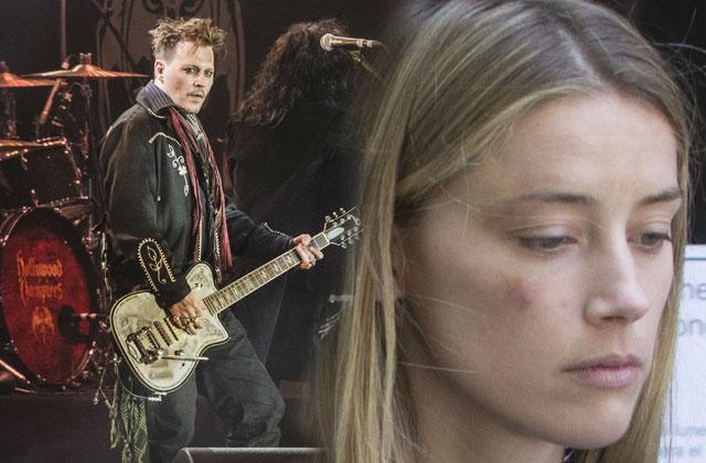 Amber Heard Accuses Johnny Depp Of Abuse -- New Allegations As Hollywood Vampires Performs