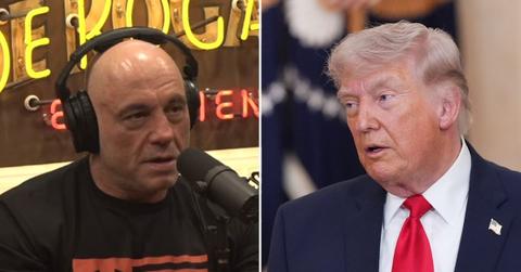 Photo of Joe Rogan, Donald Trump