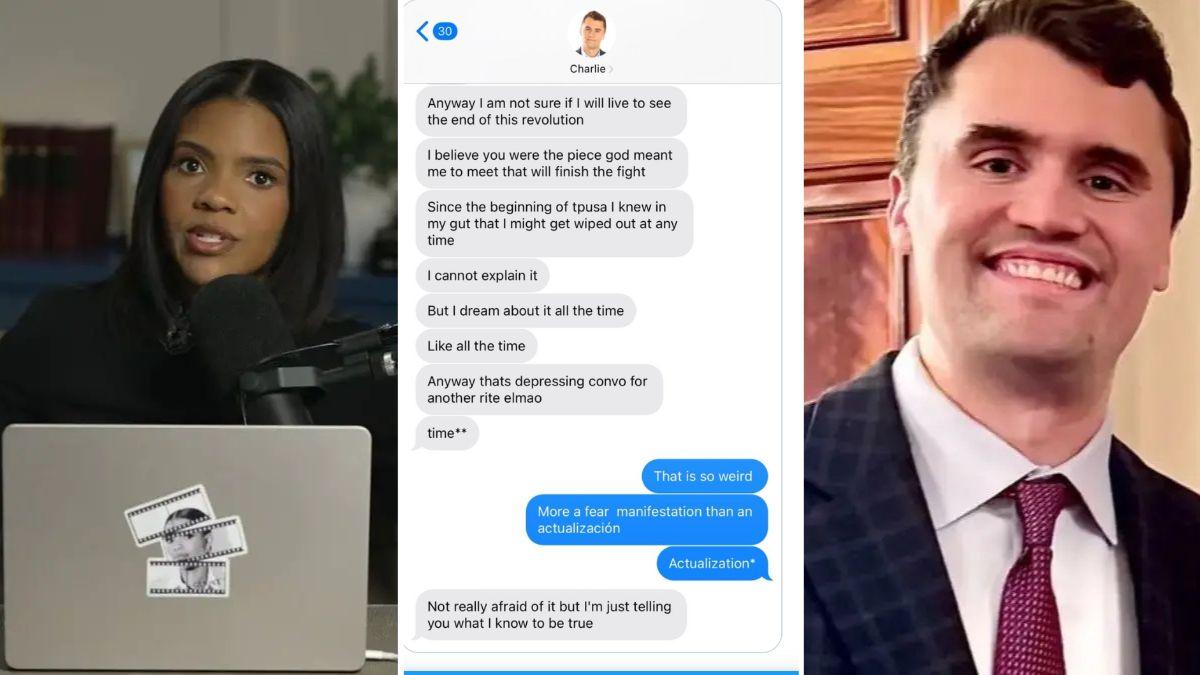 Charlie Kirk and Candace Owens