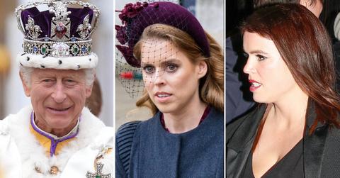 princess beatrice princess eugenie ailing king charles pp