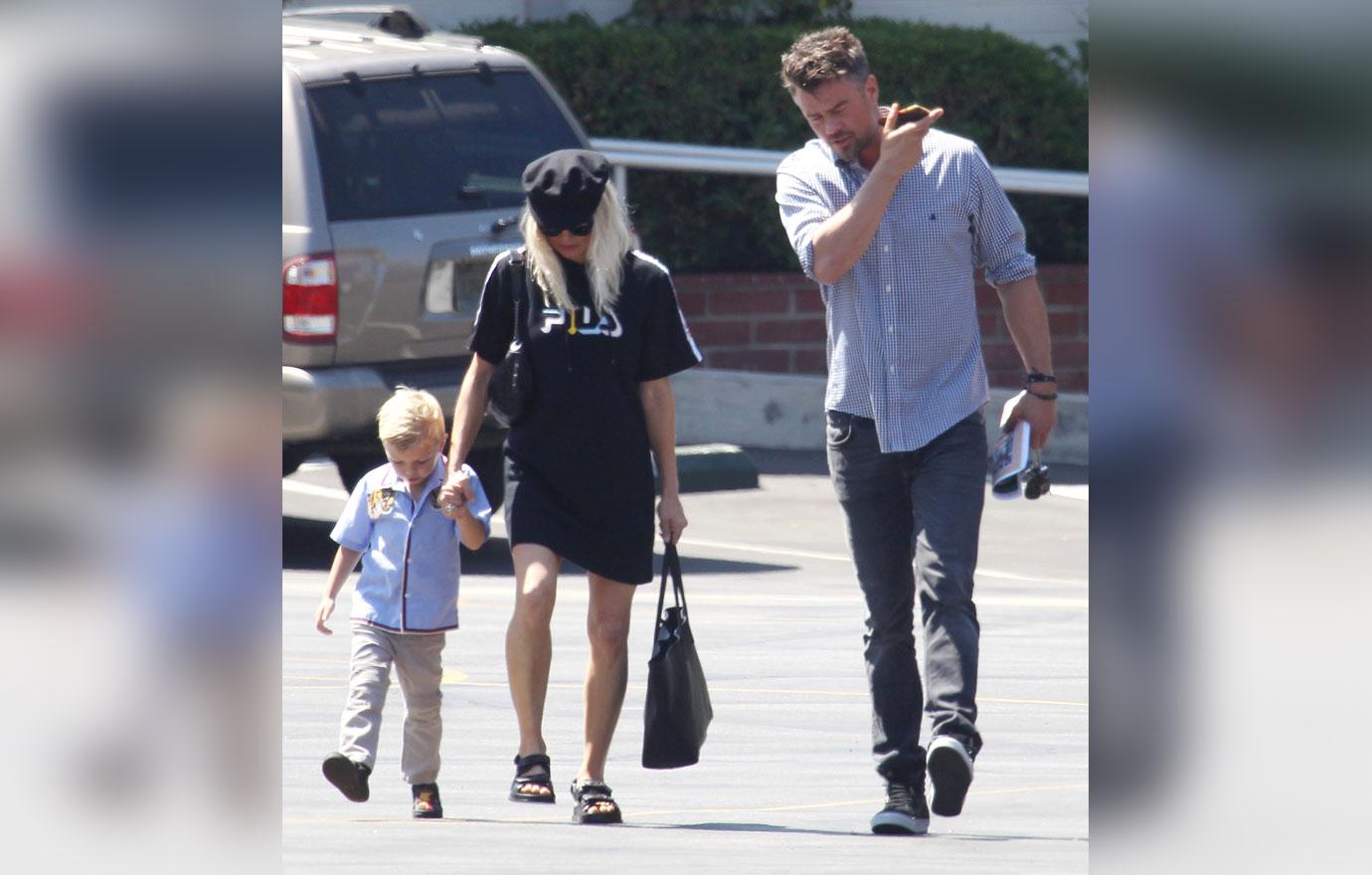 fergie divorce josh duhamel split son axl church pics