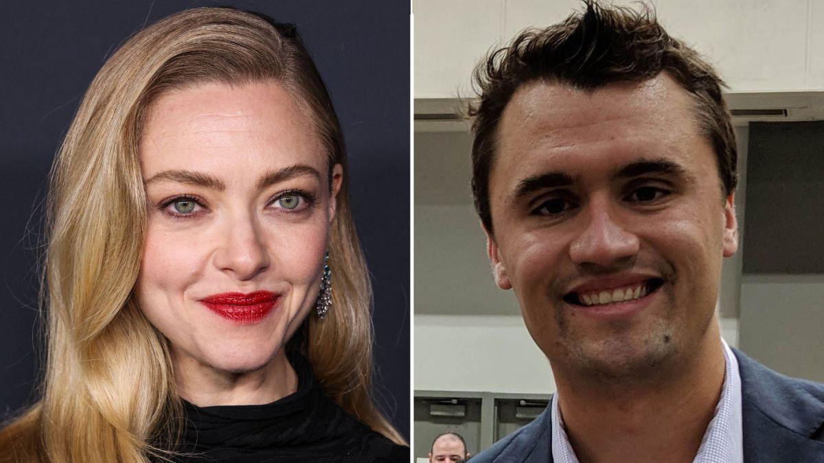 picture of Amanda Seyfried and Charlie Kirk
