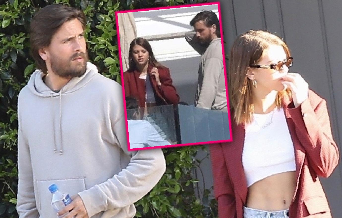 //scott disick sofia richie attend malibu beach house pp