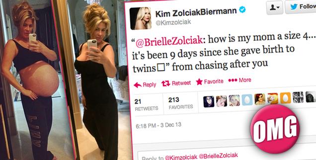 Kim Zolciak Claims She's ALREADY A Size 4 – Less Than Two Weeks After  Giving Birth To Twins!