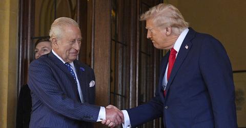 Photo of King Charles and Donald Trump