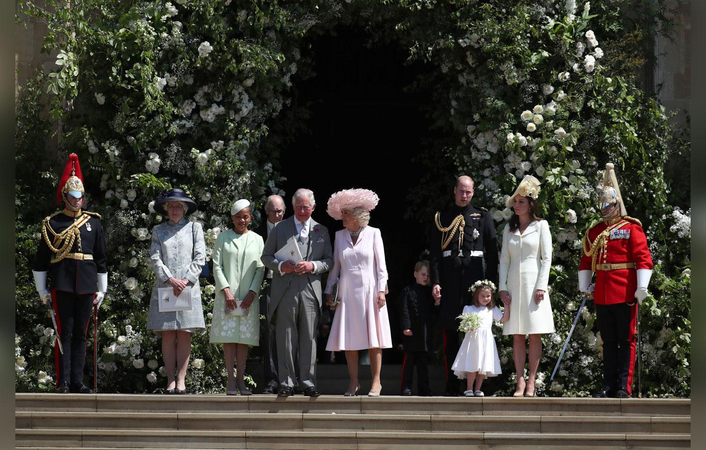 royal wedding family members kate middleton prince george princess charlotte