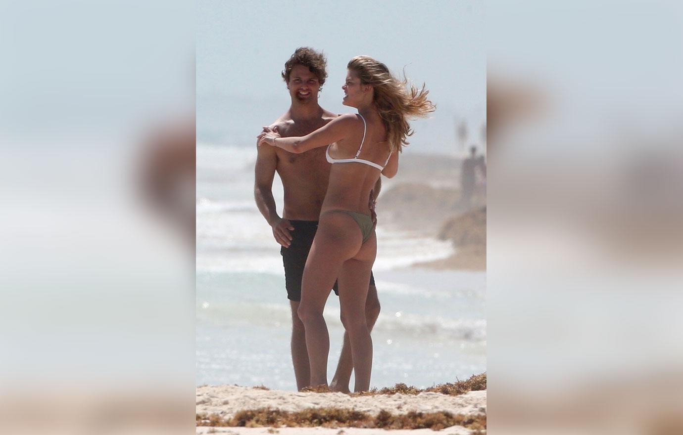 //nina agdal bikini thong wedgie