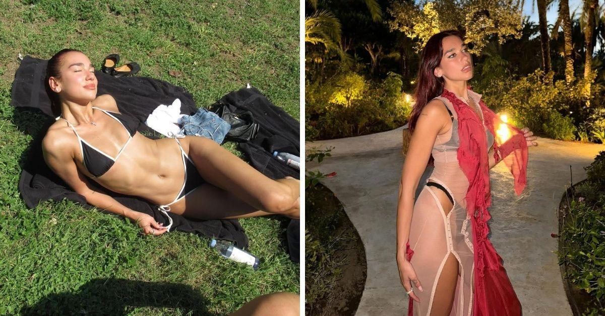 Including Singer in Tiny Bikini