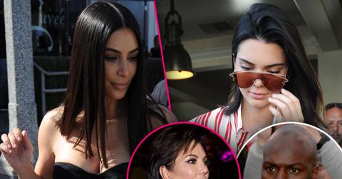 //kris jenner corey gamble split breakup kim kardashian kendall jenner filming pp