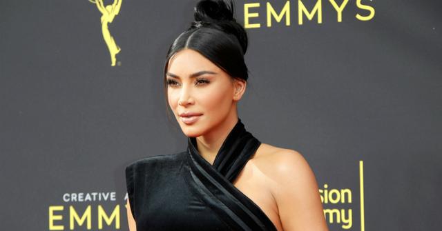 Kim Kardashian at the 71st Annual Primetime Creative Arts Emmy Awards.