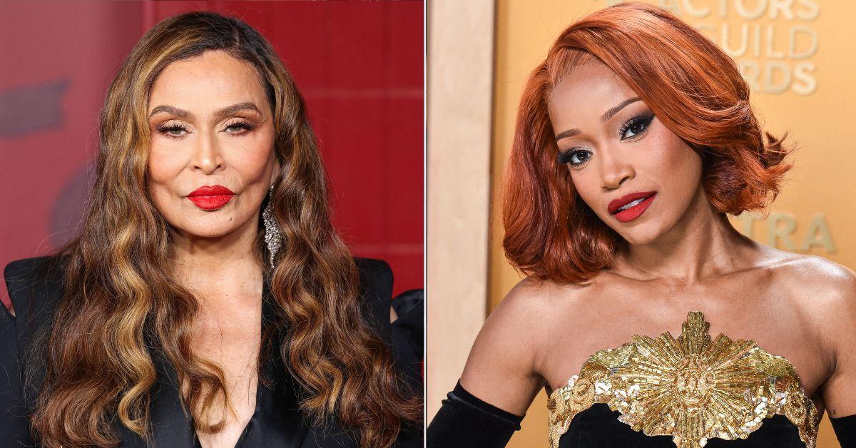 WATCH: Tina Knowles' Book Tour Wardrobe Malfunction Turns Hilarious Thanks to Keke Palmer's Quick Save