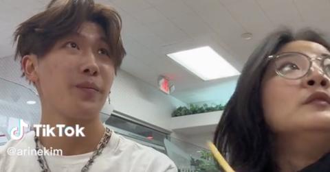 man arrested hate crime in n out burger tiktok pp