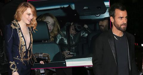 //Emma Stone Justin Theroux Together MET Dating pp