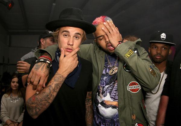 //Justin Bieber Chris Brown NYLON