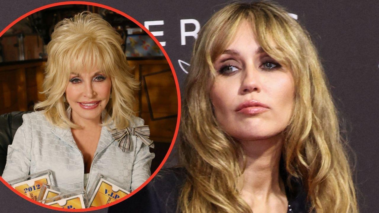 Photo of Dolly Parton and Miley Cyrus