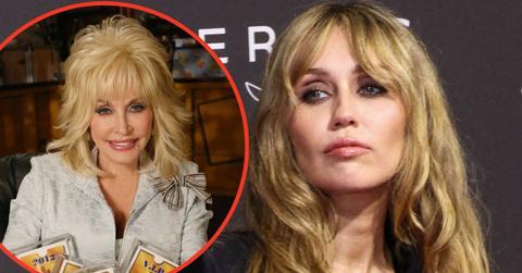 Photo of Dolly Parton and Miley Cyrus