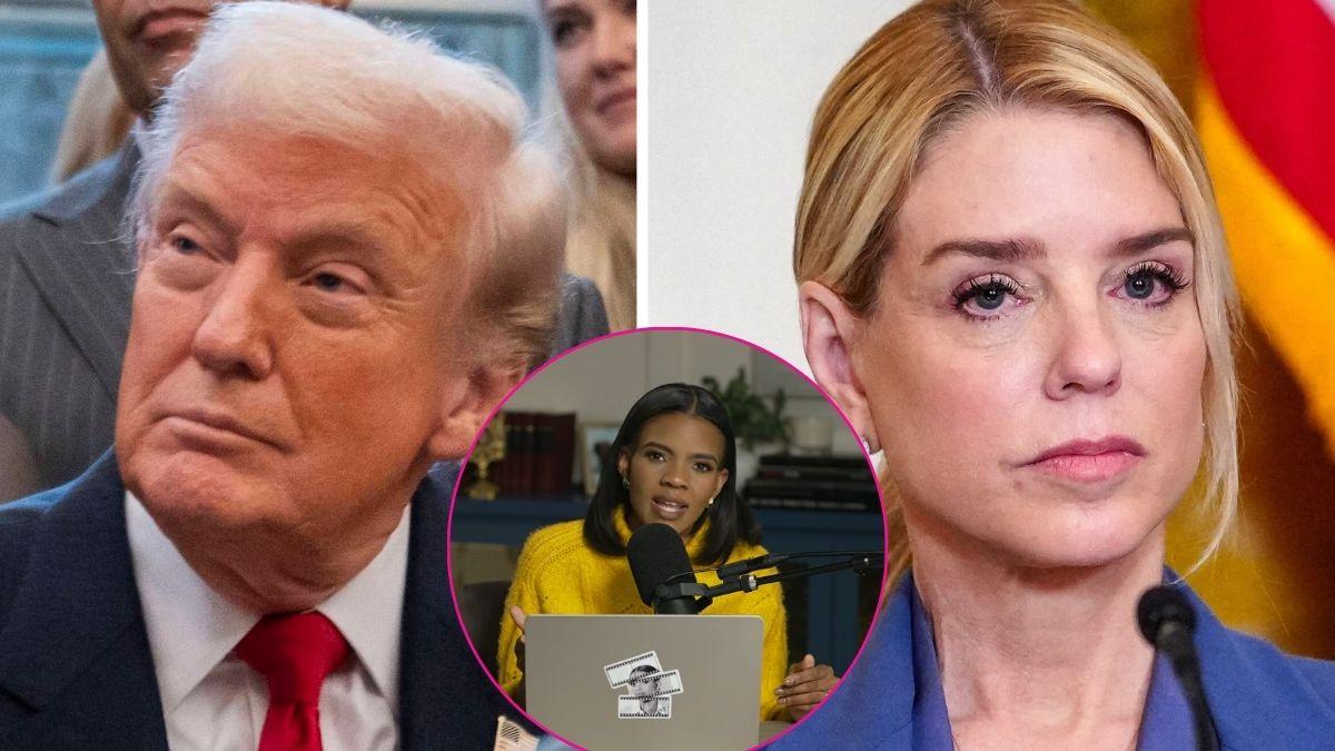 Photo of Donald Trump, Candace Owens, Pam Bondi