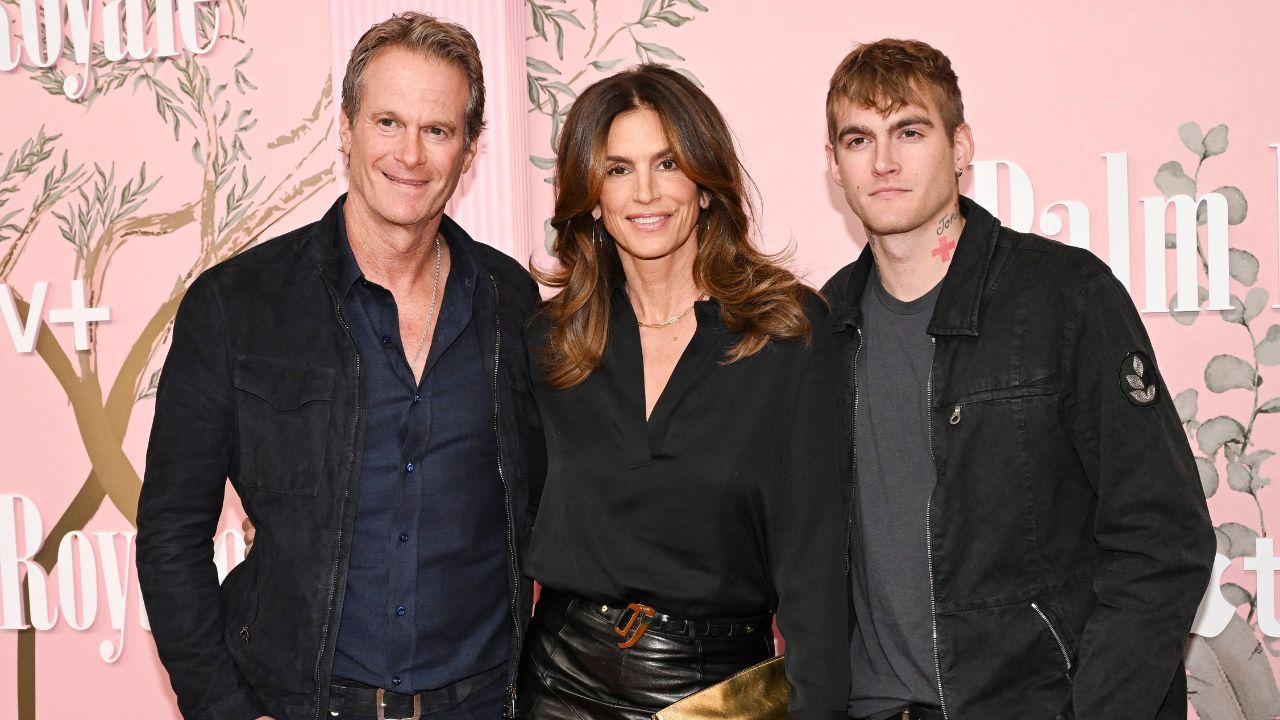 Photo of Rande Gerber, Cindy Crawford, Presley Gerber