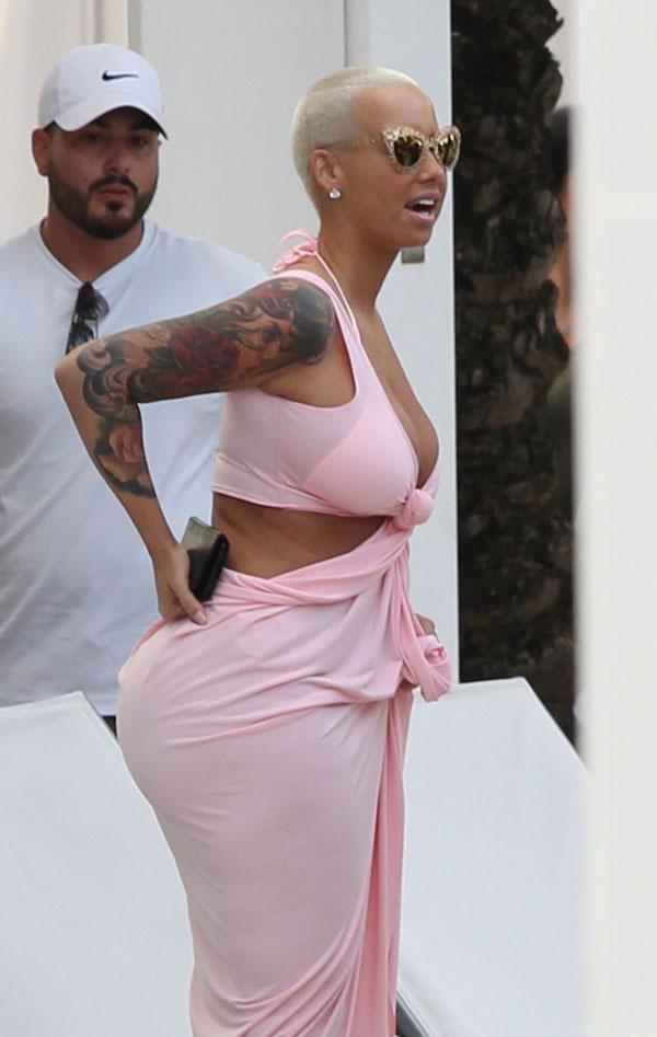 Amber Rose In Bikini On Vacation With Blac Chyna