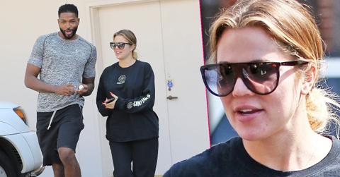 Khloe Kardashian And Tristan Thompson Visit Laser Center Once Again