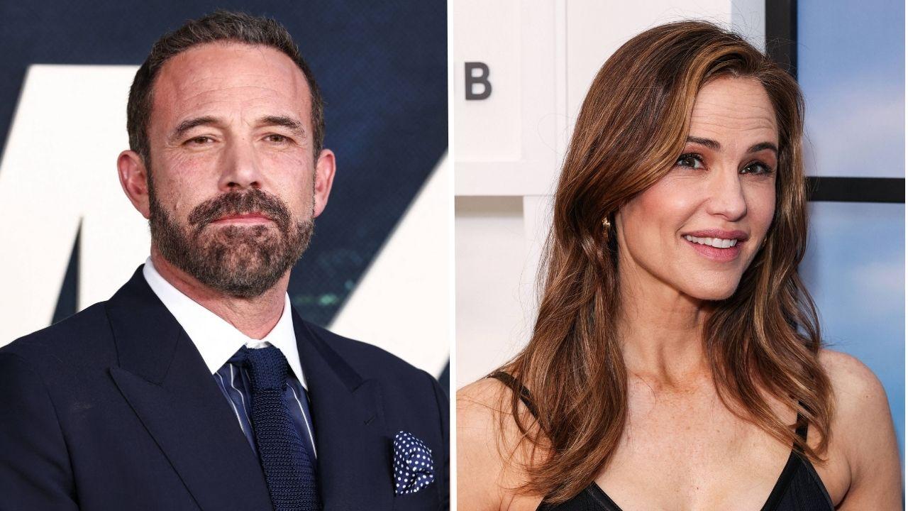 Split photos of Ben Affleck and Jennifer Garner