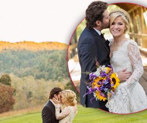 //kelly clarkson marries brandon blackstock tall