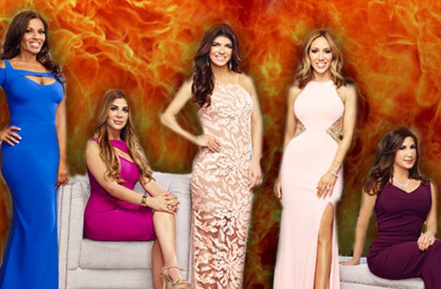 real housewives new jersey fighting promo shoot