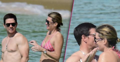 mark wahlberg shirtless-photos beach vacation