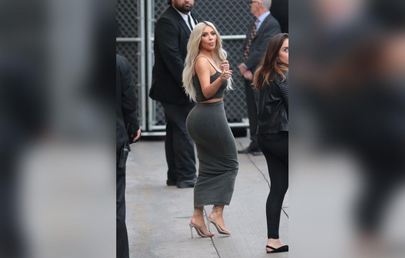 Kim Kardashian Scott Disick Jimmy Kimmel