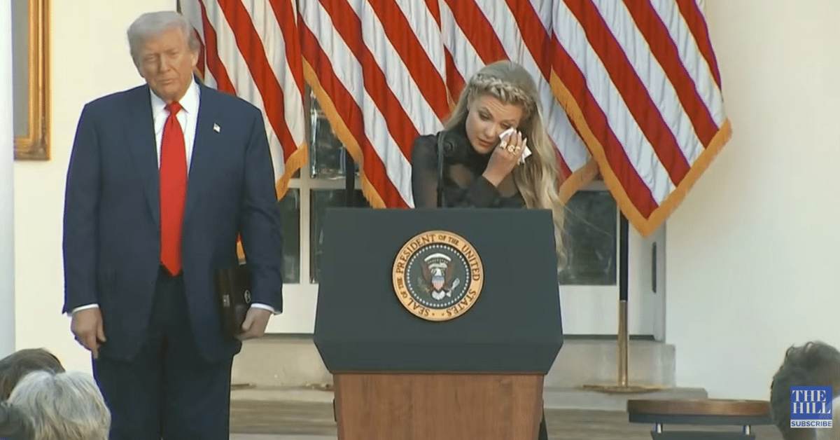 Photo of Donald Trump and Erika Kirk
