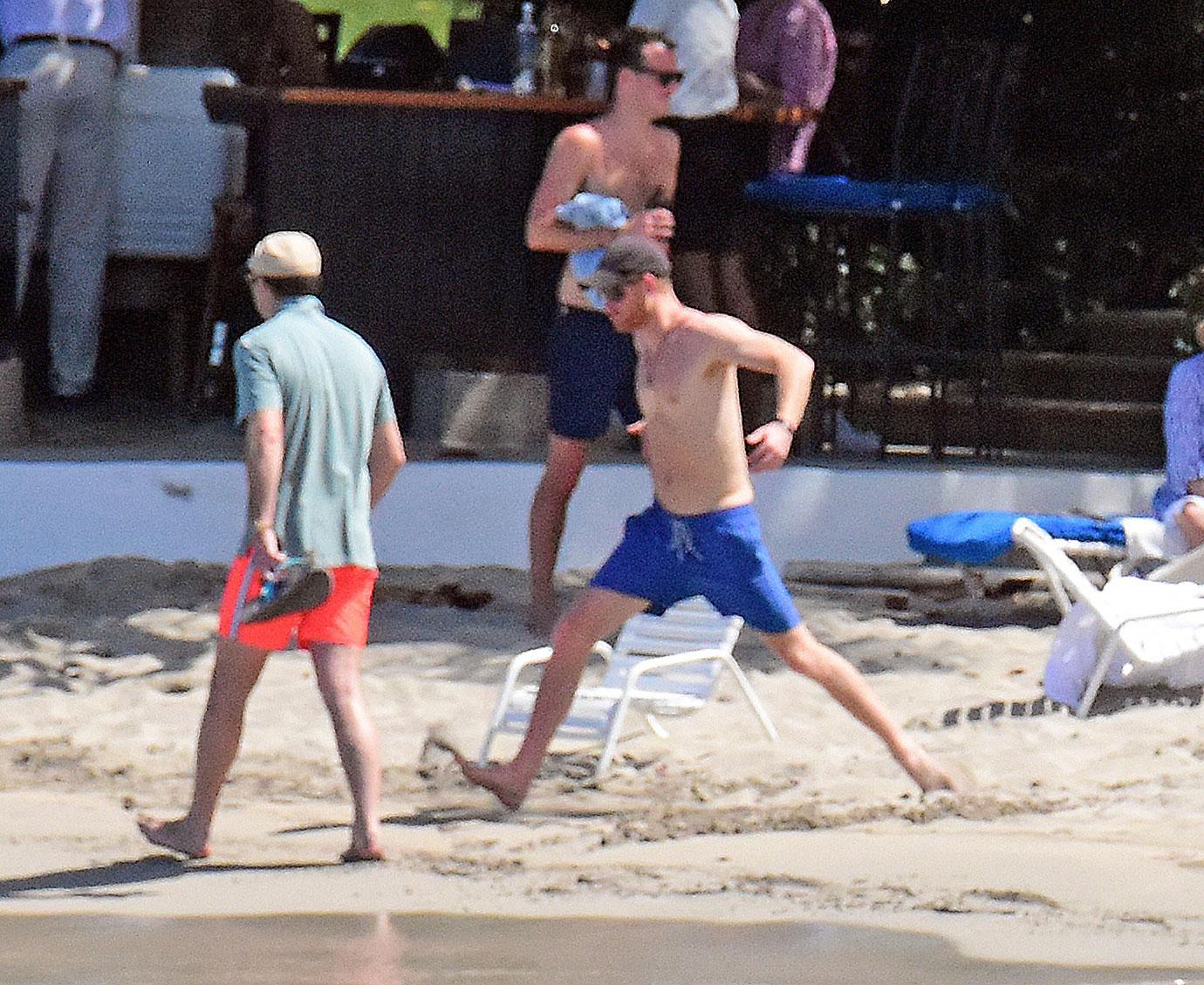 Prince Harry Shirtless Beach Jamaica Meghan Markle Wedding