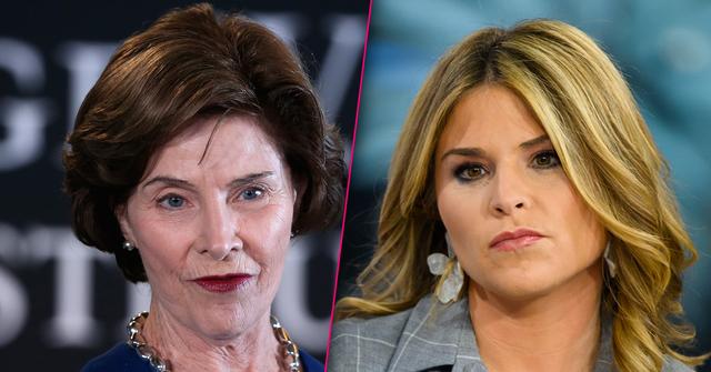 Former First Lady laura bush Not Fan daughter jenna Today Show Drinking