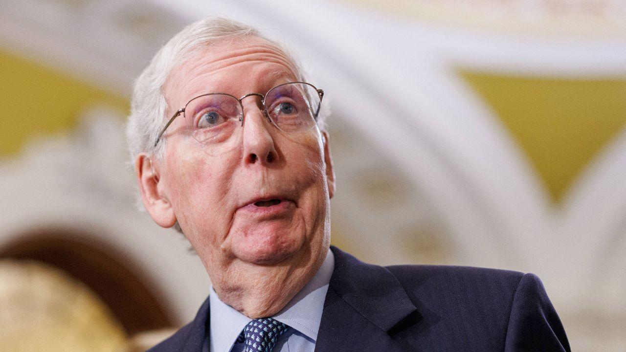 image of Mitch McConnell was released from rehabilitation on August 6 following his hospitalization.