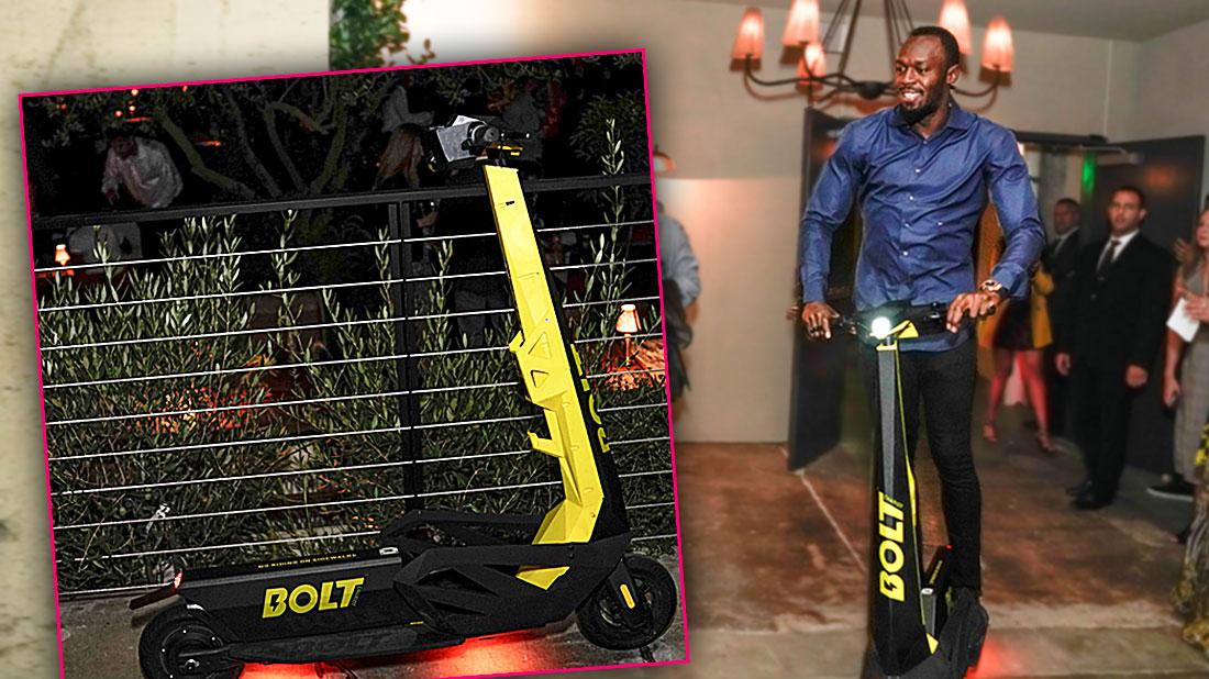 Usain Bolt Launches Bolt Mobility Scooter In Los Angeles