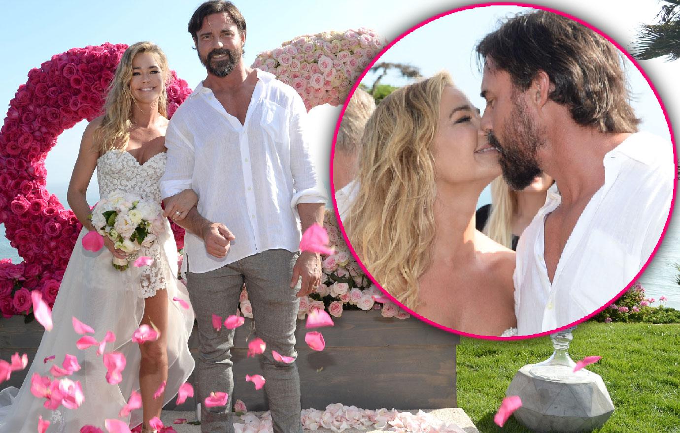 Denise Richards Aaron Phypers Get Married Malibu Wedding