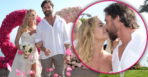 Denise Richards Aaron Phypers Get Married Malibu Wedding