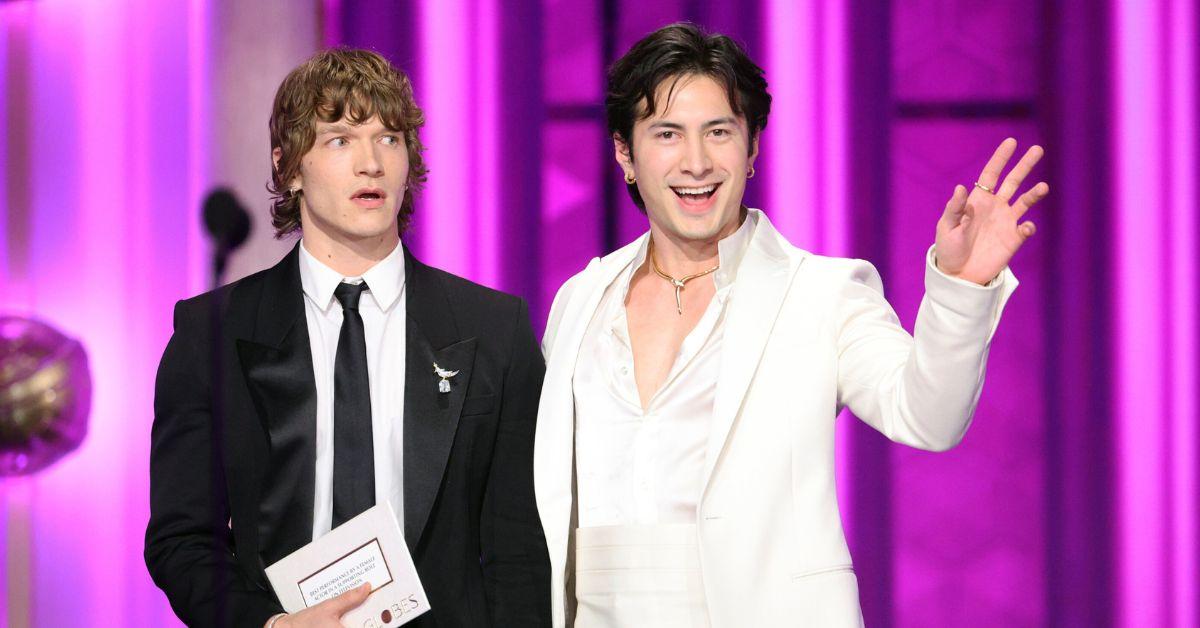 Photo of Connor Storrie and Hudson Williams