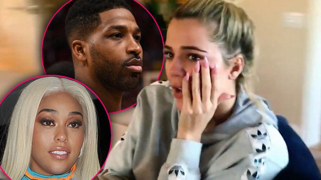 kuwtk khloe kardashian cries jordyn woods tristan thompson cheating pp x