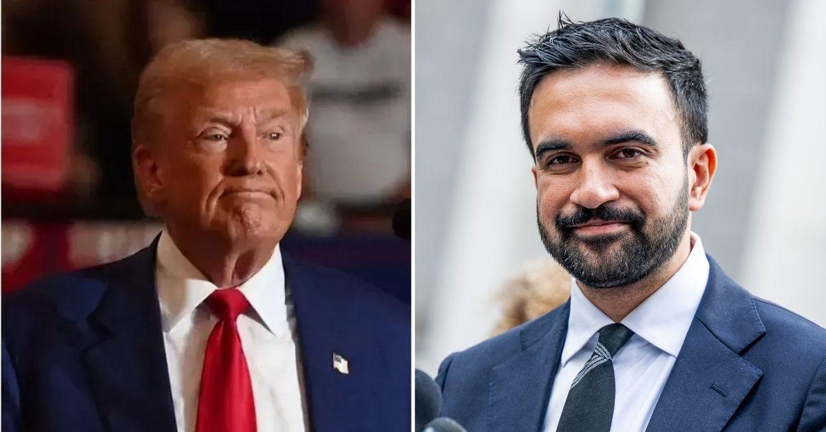 photo of donald trump and Zohran Mamdani