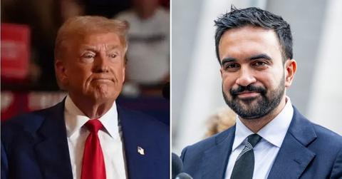 photo of donald trump and Zohran Mamdani