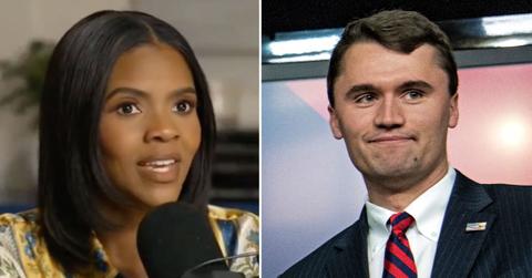 Composite photo of Candace Owens and Charlie Kirk