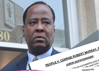 //conrad murray michael jackson jury questionnaire splash