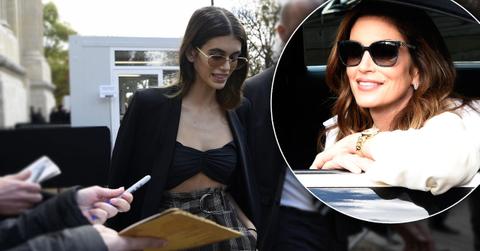 Cindy Crawford Kaia Gerber Chanel Paris