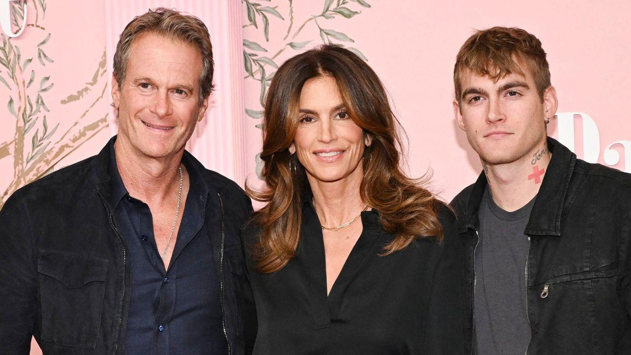 picture of Rande Gerber, Cindy Crawford and Presley Gerber