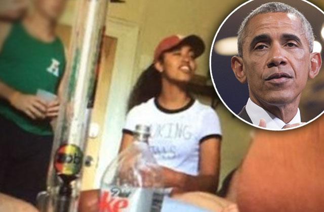 Obama & Daughter Malia At Each Other's Throats Over Pot Smoking Scandal