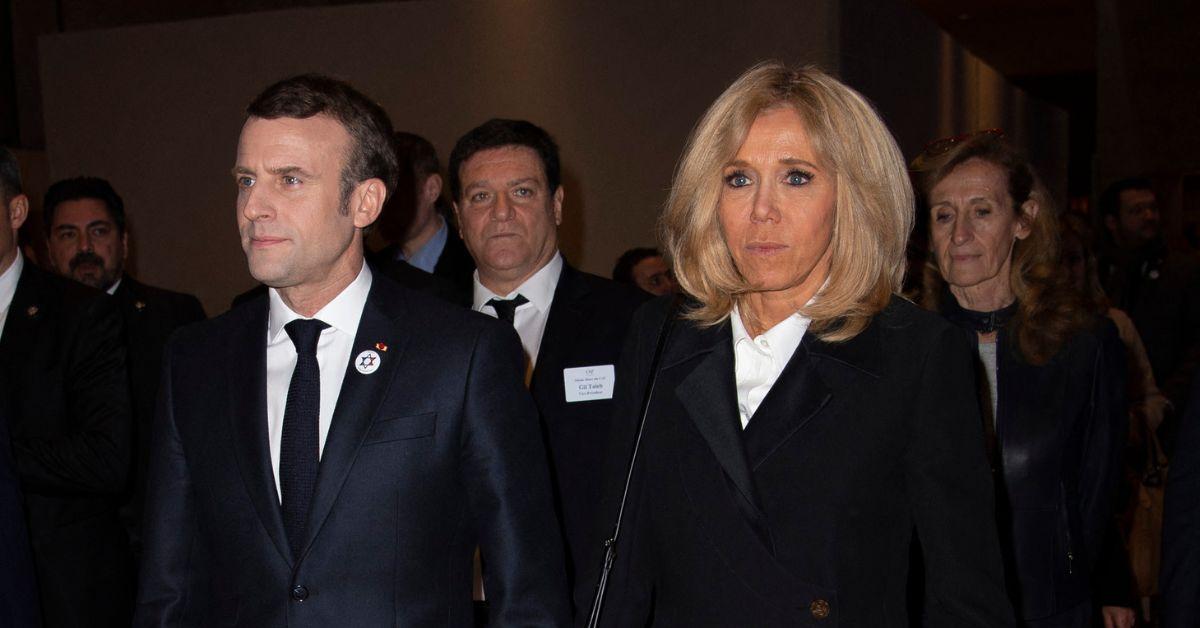 emmanuel brigitte macron relationship timeline plane slap