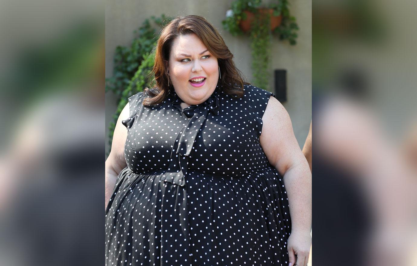 //Chrissy Metz polka dot dress