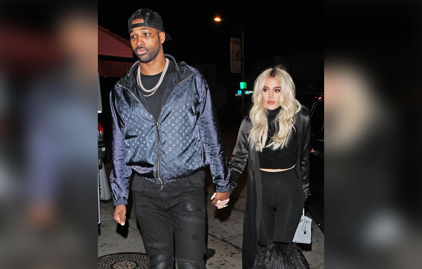 tristan thompson baby mama seen for first time  judgment defamation khloe kardashian r